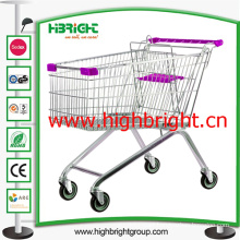 Retail Wal-Mart Style Mall Metal Shopping Cart Manufacturer